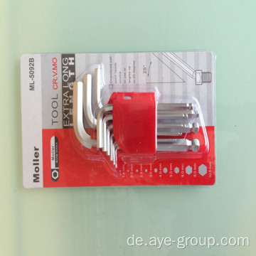 9pcs Kugelschreiber HEX KEY Short Inbusschlüssel